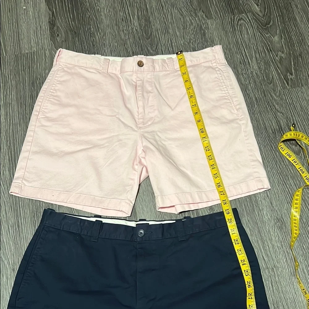 J. Crew Flat Front Pink and Blue Shorts for Casual Style